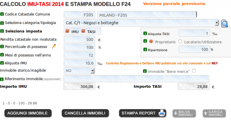 Tasi-IMU 2014: Calcolo E Stampa F24 Online - PMI.it