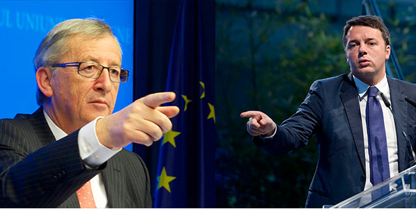 Junker vs Renzi