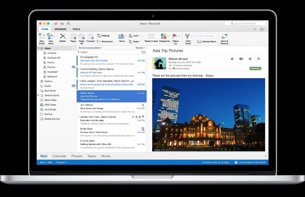 Outlook_Office 2016 per Mac
