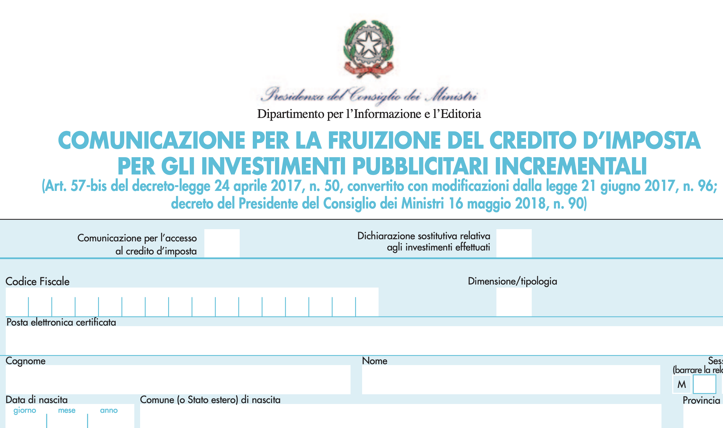 Bonus Pubblicità, domande 2025 entro il 10 febbraio